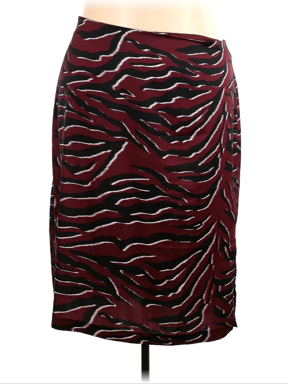 Eloquii Animal Print Skirt With Slit